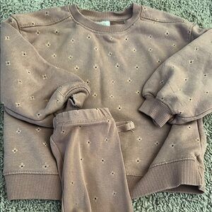 Zara Kids Matching Set in Taupe